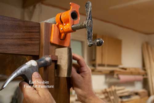 pegging through tenons on base of custom table pegging through tenons on base of custom table